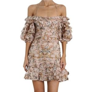 Off Shoulder Ruffle Dress